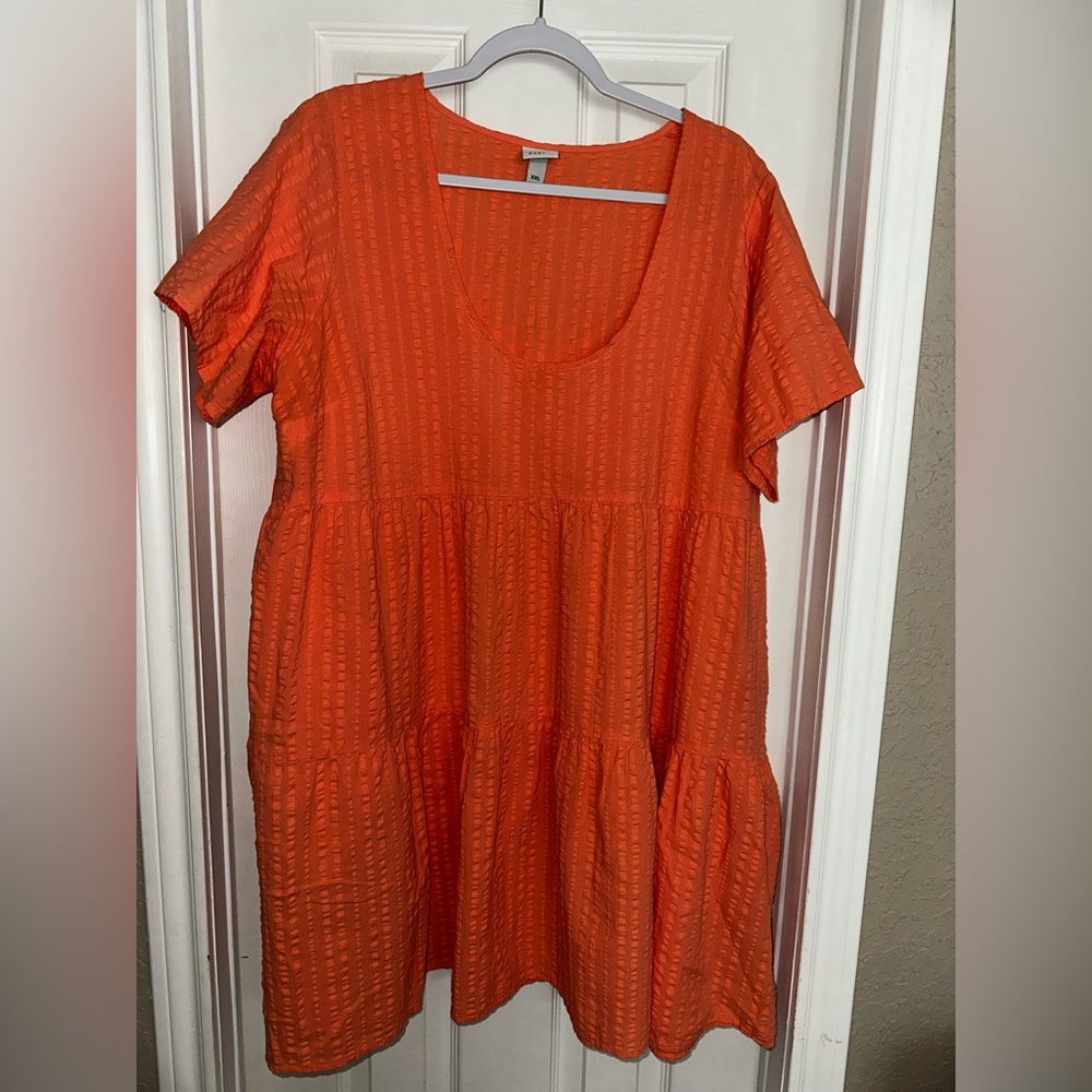 a new day Vibrant Orange Mini Dress